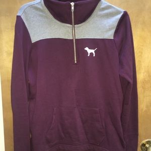 NEW! Pink T-Shirt like Quarter Zip